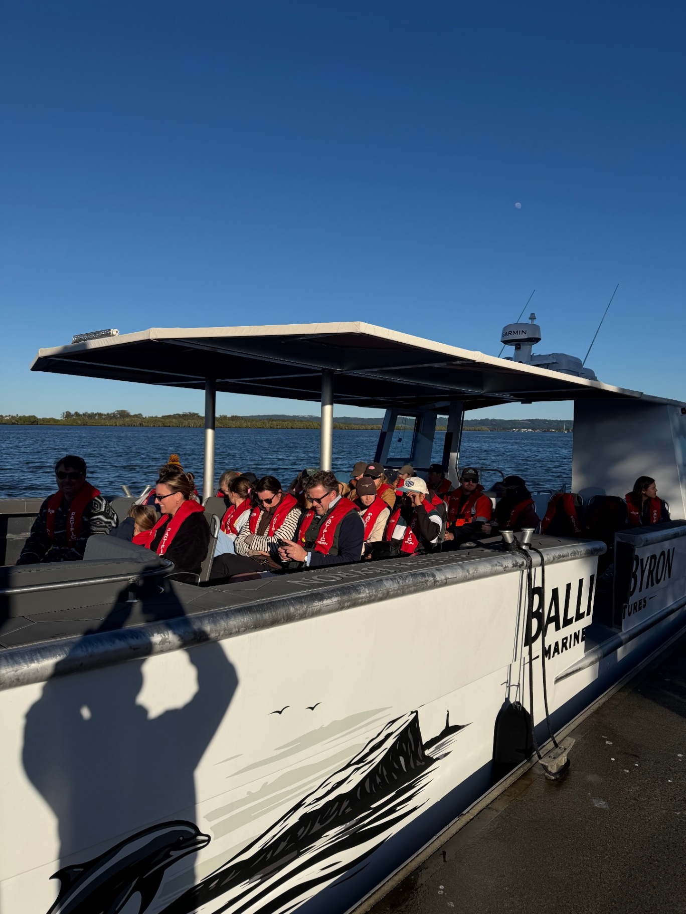 Step-free boarding from the floating pontoon